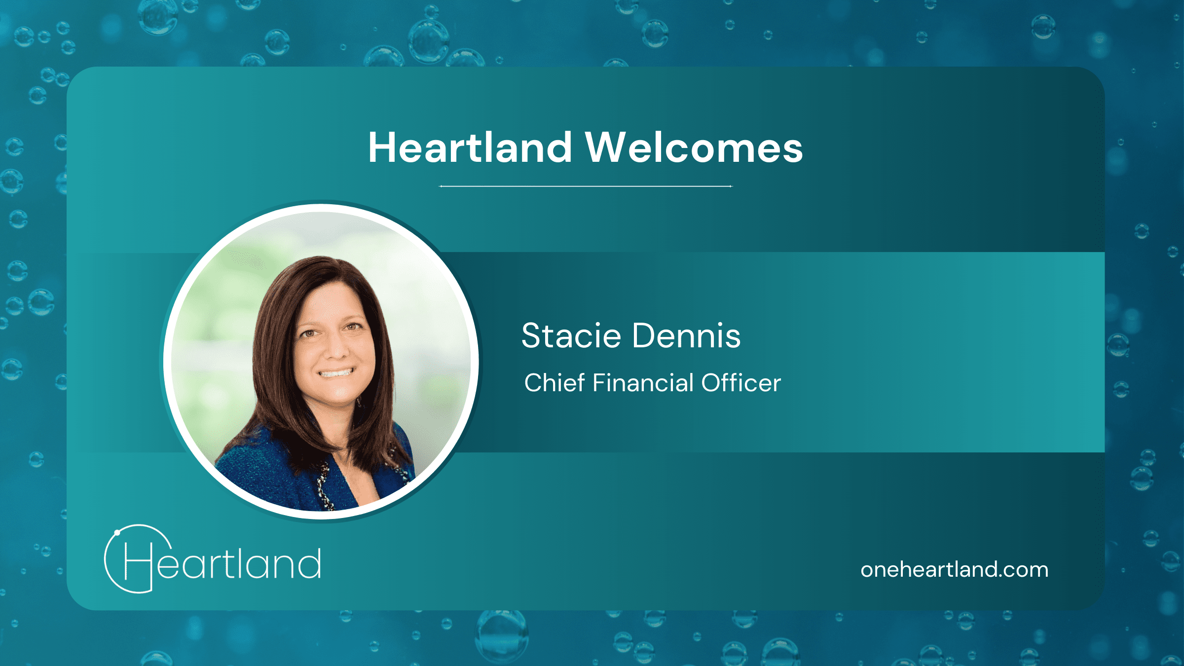 Heartland Appoints Stacie Dennis as Chief Financial Officer to Support Infrastructure Growth