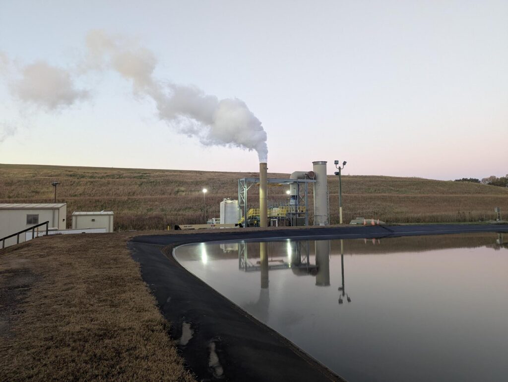 Heartland Concentrator at Evaporation Pond
